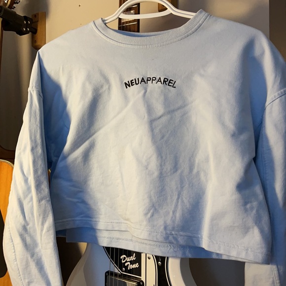 Cropped athletic sweater - Picture 3 of 5